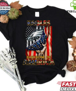 Philadelphia Eagles Backbone Of America NFL Football T Shirt 2 Philadelphia Eagles Backbone Of America NFL Football T Shirt