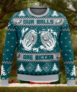 Philadelphia Eagles Ball Ugly Sweater 3D Printed Men And Women Christmas Gift