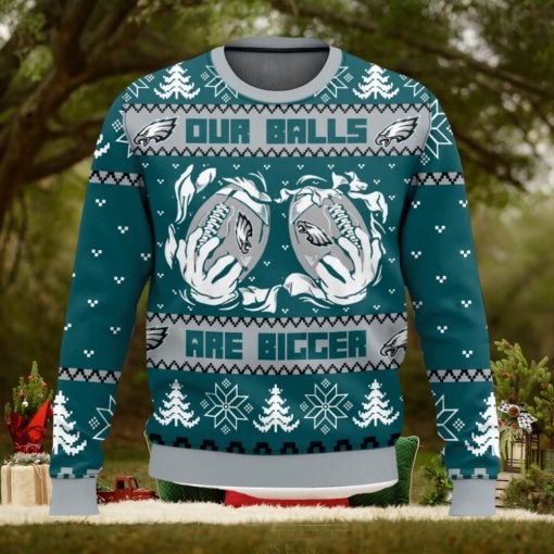 Philadelphia Eagles Ball Ugly Sweater 3D Printed Men And Women Christmas Gift