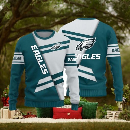 Philadelphia Eagles Basic Pattern Knitted Sweater For Christmas