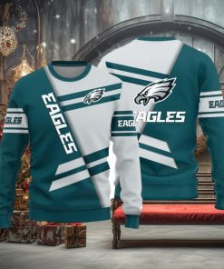 Philadelphia Eagles Basic Pattern Knitted Sweater For Christmas