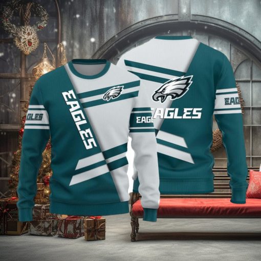 Philadelphia Eagles Basic Pattern Knitted Sweater For Christmas