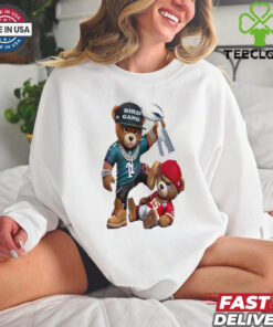 Philadelphia Eagles Beat Chiefs Teddy Bear Football T Shirt