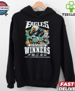 Philadelphia Eagles Beat Packers Winners NFC 2025 Mascot Shirt