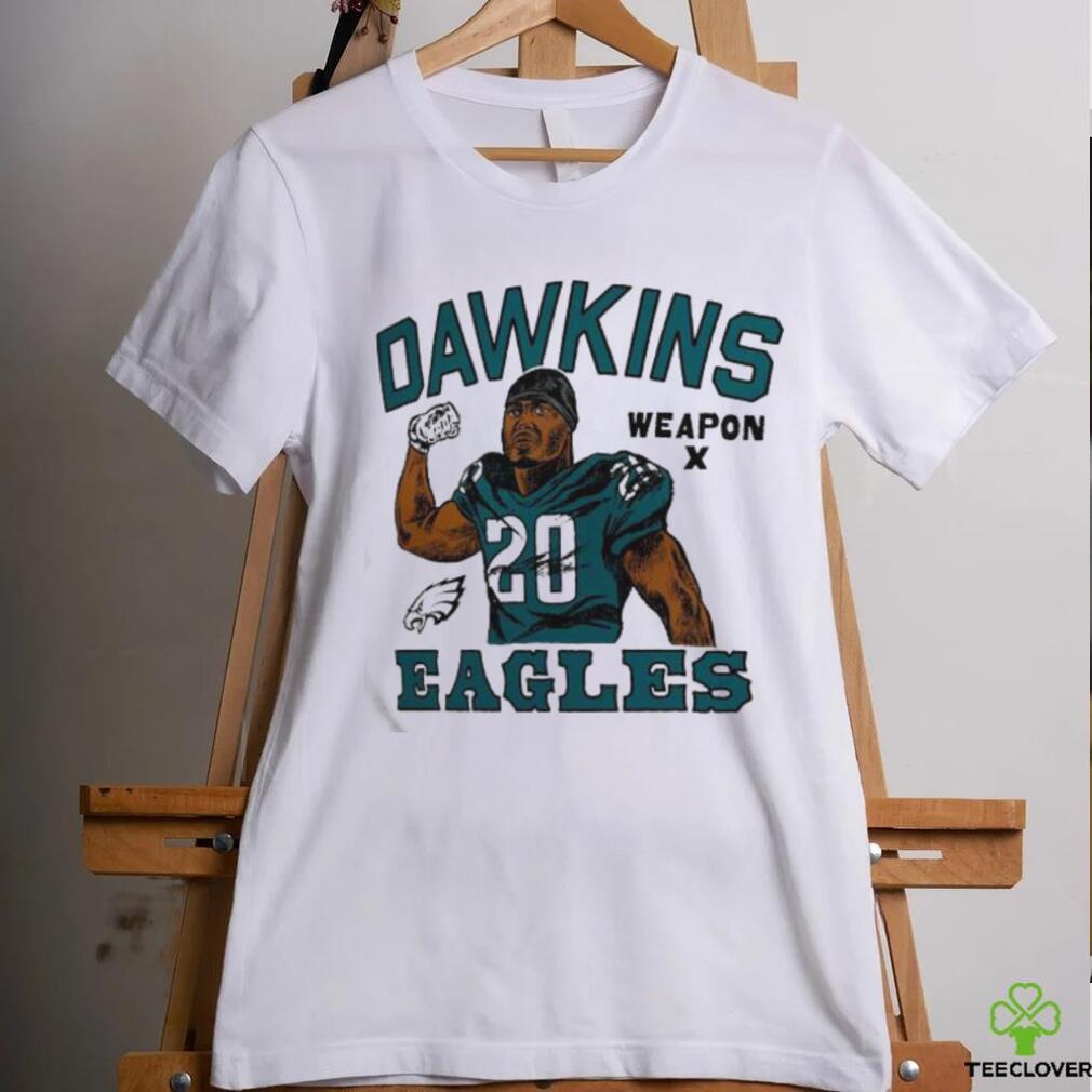 Brian Dawkins Philadelphia Eagles Homage Retired Player Caricature  Tri-Blend T-Shirt - Ash