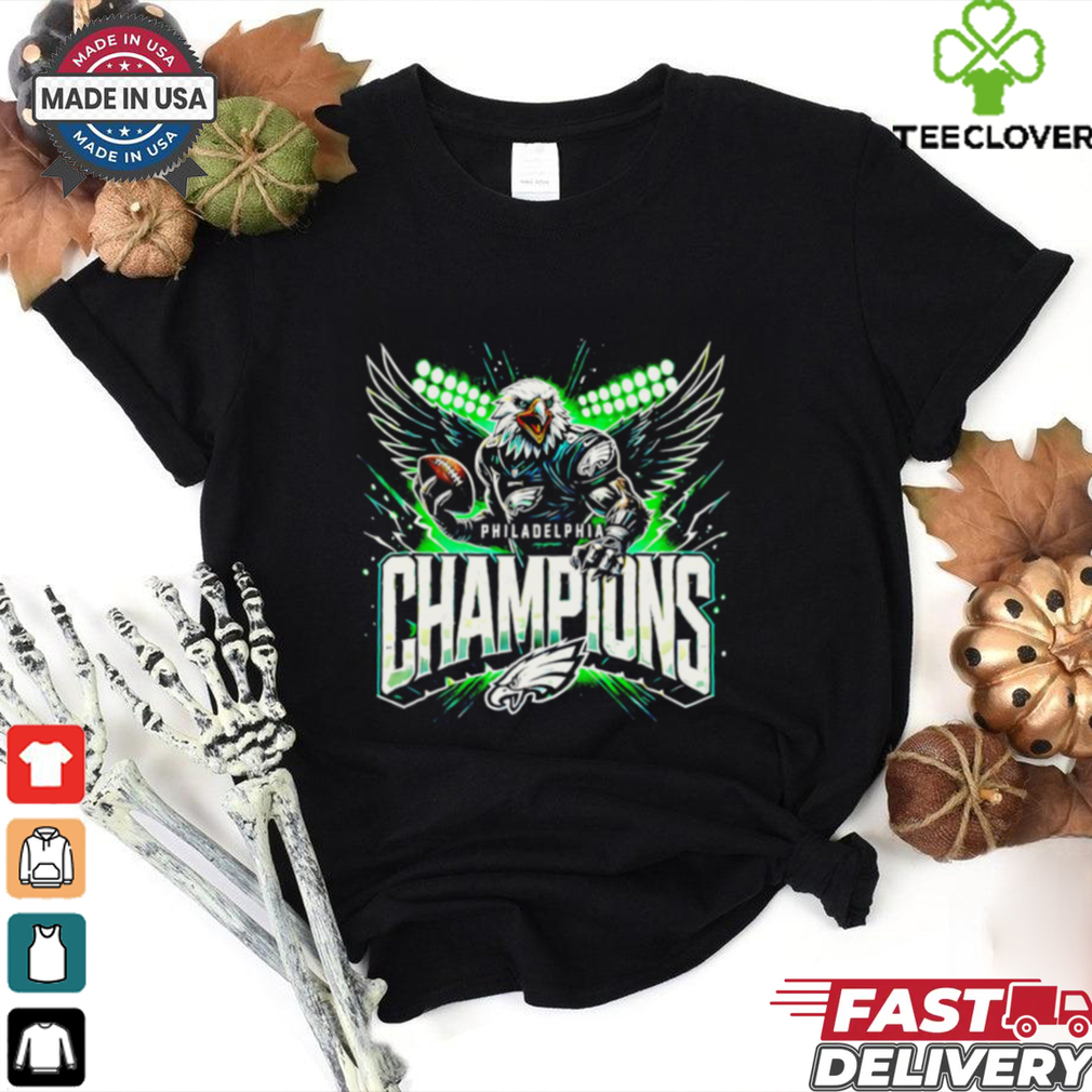 Philadelphia Eagles Champions Transparent mascot 2025 shirt Philadelphia Eagles Champions Transparent mascot 2025 shirt