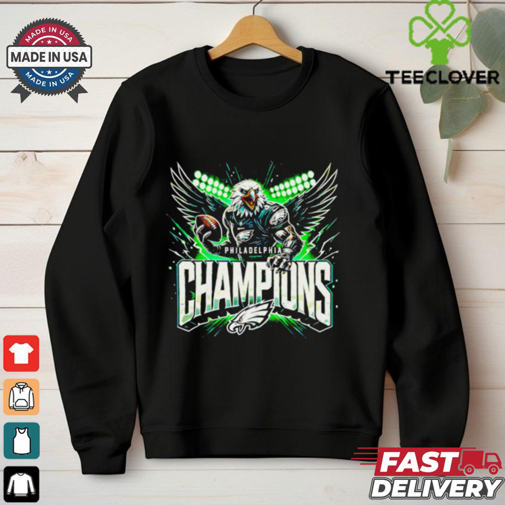 Philadelphia Eagles Champions Transparent mascot 2025 shirt Philadelphia Eagles Champions Transparent mascot 2025 shirt