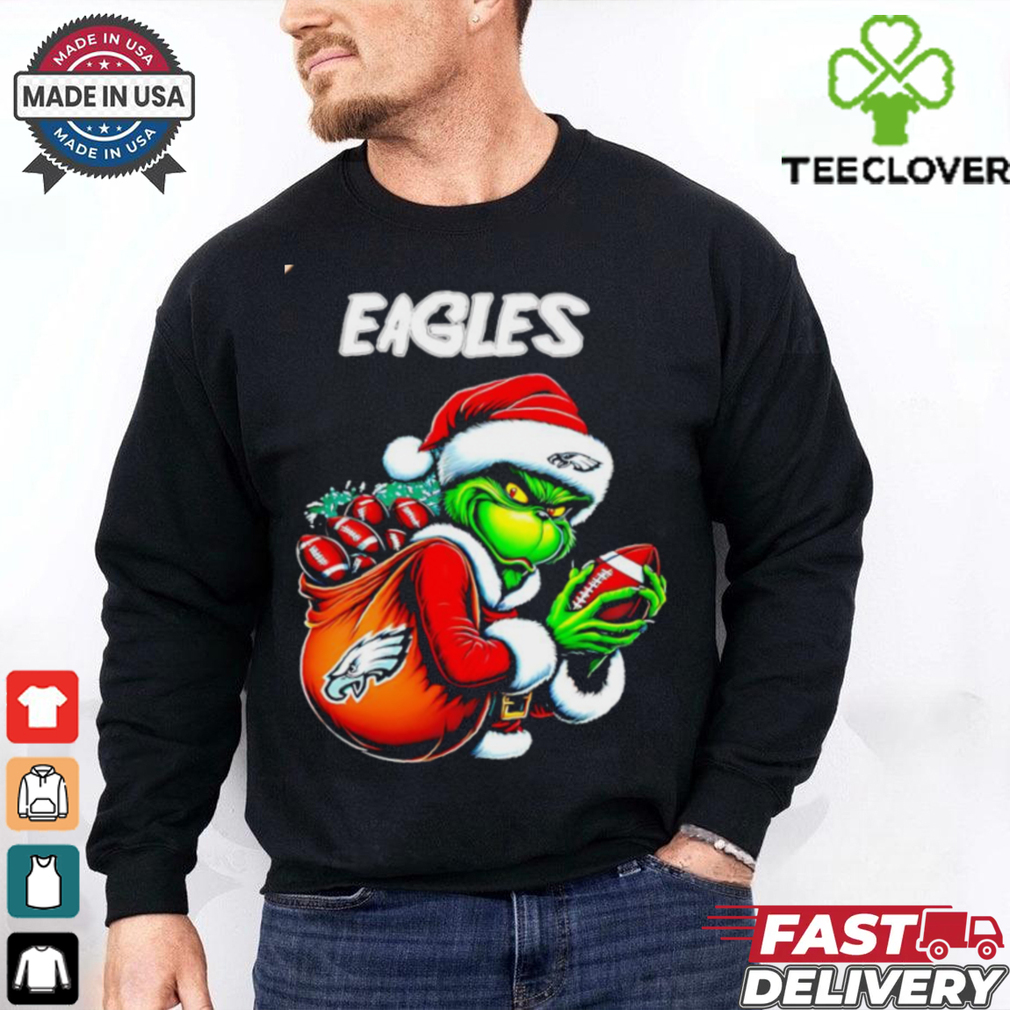 Philadelphia Eagles Christmas Grinch player shirt Philadelphia Eagles Christmas Grinch player shirt