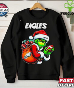Philadelphia Eagles Christmas Grinch player shirt