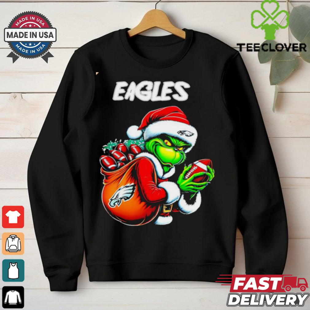 Philadelphia Eagles Christmas Grinch player shirt Philadelphia Eagles Christmas Grinch player shirt