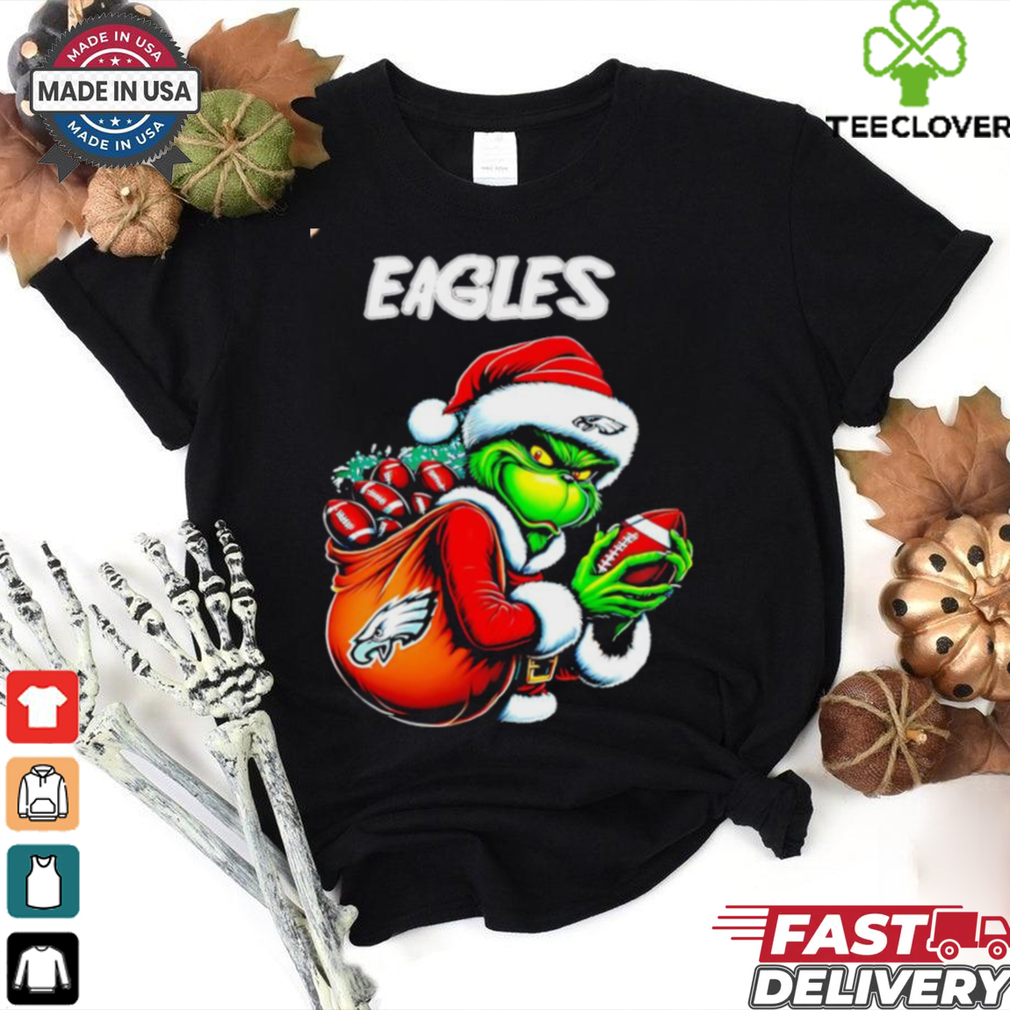 Philadelphia Eagles Christmas Grinch player shirt Philadelphia Eagles Christmas Grinch player shirt