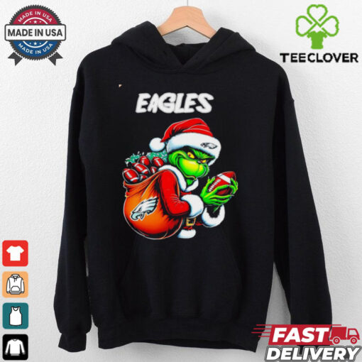 Philadelphia Eagles Christmas Grinch player shirt