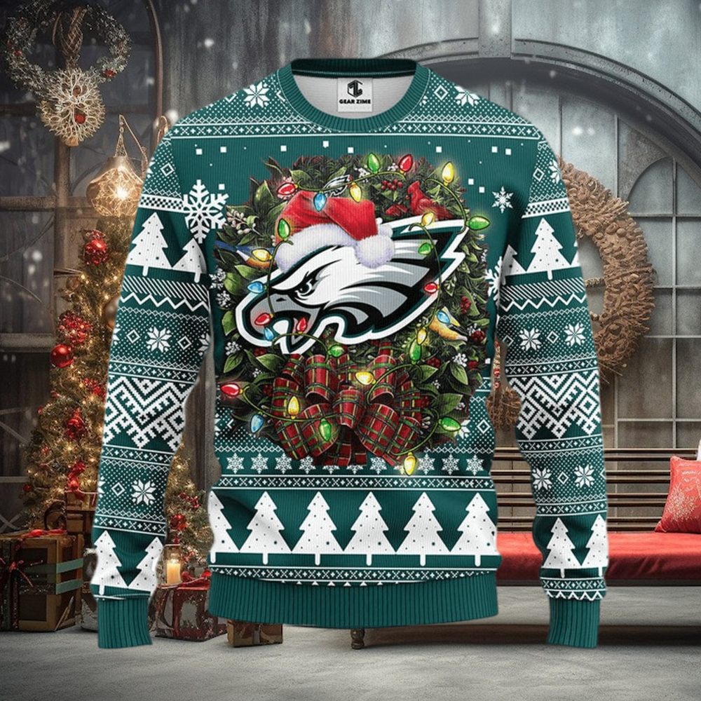 Philadelphia Eagles Christmas Ugly Sweater Philadelphia Eagles Christmas Ugly Sweater