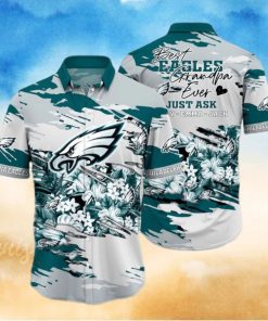 Philadelphia Eagles Custom Hawaiian Shirt Short T Shirt Hawaiian Pattern Print Style