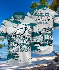 Philadelphia Eagles Custom Hawaiian Shirt Short T Shirt Hawaiian Pattern Print Style