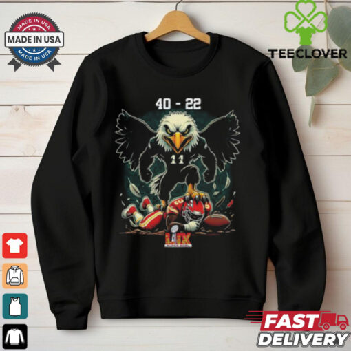 Philadelphia Eagles Defeat Kansas City Chiefs Shirt Super Bowl LIX 2025
