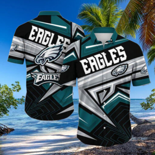 Philadelphia Eagles Dynamic Lines Hawaiian Shirt