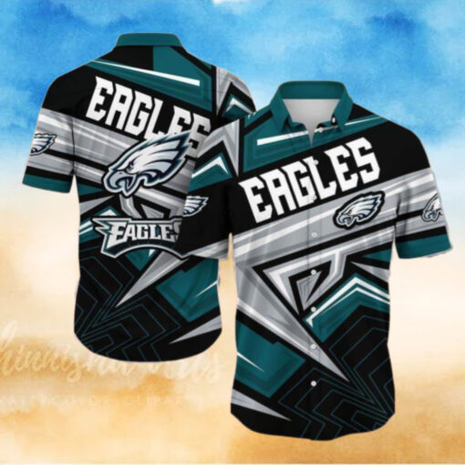 Philadelphia Eagles Dynamic Lines Hawaiian Shirt