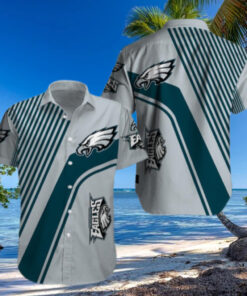 Philadelphia Eagles Dynamic Stripes Hawaiian Shirt