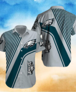 Philadelphia Eagles Dynamic Stripes Hawaiian Shirt