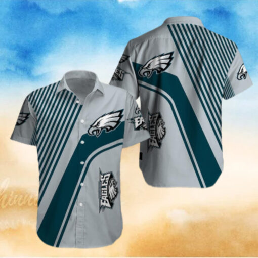 Philadelphia Eagles Dynamic Stripes Hawaiian Shirt