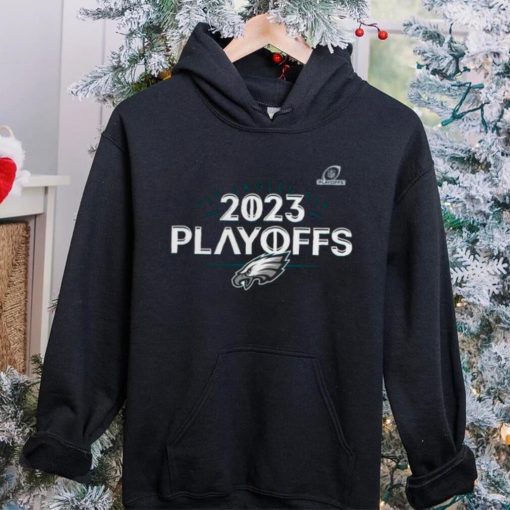 Philadelphia Eagles Fanatics Branded Heather Charcoal 2023 NFL Playoffs Shirt