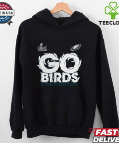 Philadelphia Eagles Fanatics Super Bowl LIX Champions Big & Tall Go Birds T Shirt