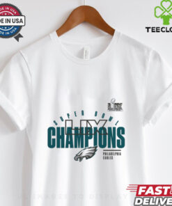 Philadelphia Eagles Fanatics Super Bowl LIX Champions Iconic Victory Shirt