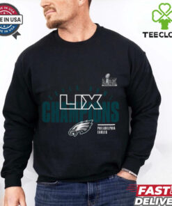 Philadelphia Eagles Fanatics Super Bowl LIX Champions Legacy Iconic Victory T Shirt