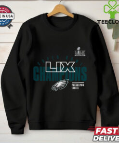 Philadelphia Eagles Fanatics Super Bowl LIX Champions Legacy Iconic Victory T Shirt