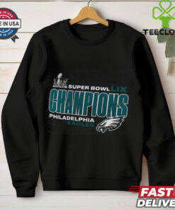 Philadelphia Eagles Fanatics Super Bowl LIX Champions Under The Lights Shirt