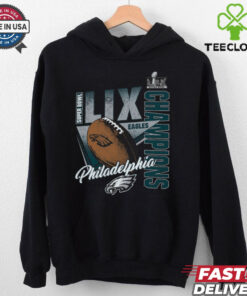 Philadelphia Eagles Fanatics Youth Super Bowl LIX Champions Own the Moment Tri Blend T Shirt