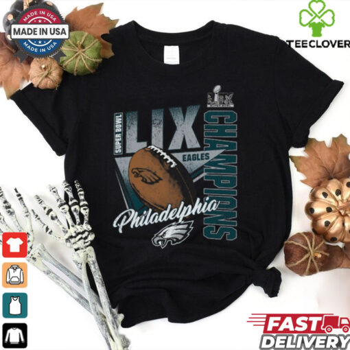 Philadelphia Eagles Fanatics Youth Super Bowl LIX Champions Own the Moment Tri Blend T Shirt