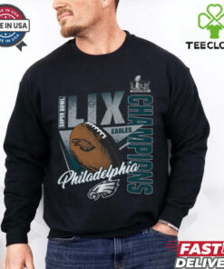 Philadelphia Eagles Fanatics Youth Super Bowl LIX Champions Own the Moment Tri Blend T Shirt