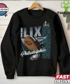 Philadelphia Eagles Fanatics Youth Super Bowl LIX Champions Own the Moment Tri Blend T Shirt