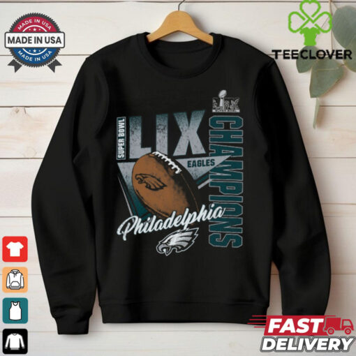 Philadelphia Eagles Fanatics Youth Super Bowl LIX Champions Own the Moment Tri Blend T Shirt
