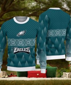 Philadelphia Eagles Fans Pattern Polar Knitted Christmas Sweater