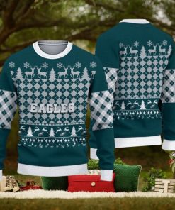 Philadelphia Eagles Fans Pattern Toboggan Knitted Christmas Sweater
