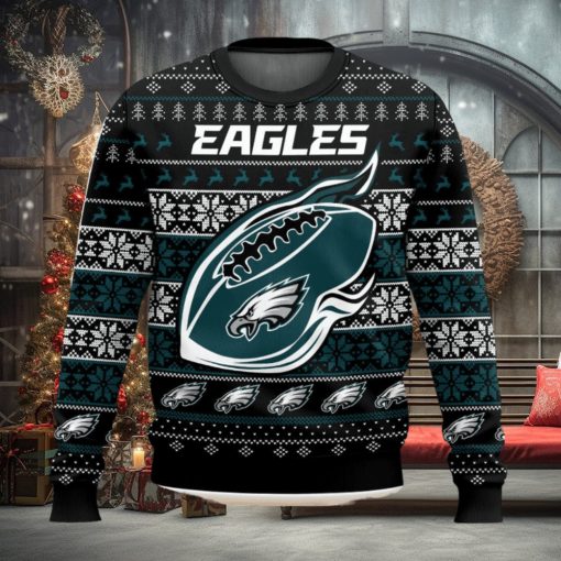 Philadelphia Eagles Fans Ugly Sweater 3D Printed Men And Women Christmas Gift