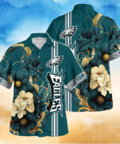 Philadelphia Eagles Floral Glory Hawaiian Shirt