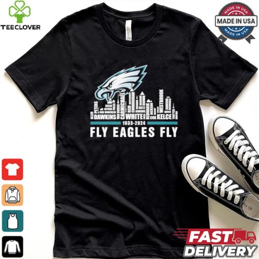 Philadelphia Eagles Fly 1933 2024 Logo City Shirt