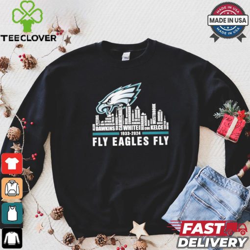 Philadelphia Eagles Fly 1933 2024 Logo City Shirt