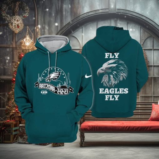 Philadelphia Eagles Fly 2023 All Over Printed Hoodie