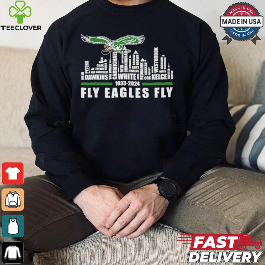Philadelphia Eagles Fly Eagles Fly 1933 2024 Shirt Philadelphia Eagles Fly Eagles Fly 1933 2024 Shirt