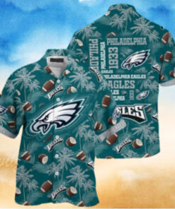 Philadelphia Eagles Football Paradise Hawaiian Shirt