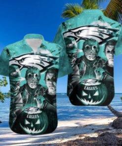Philadelphia Eagles Fright Night Halloween Hawaiian Shirt