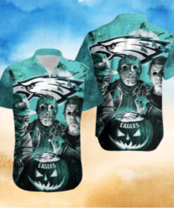 Philadelphia Eagles Fright Night Halloween Hawaiian Shirt