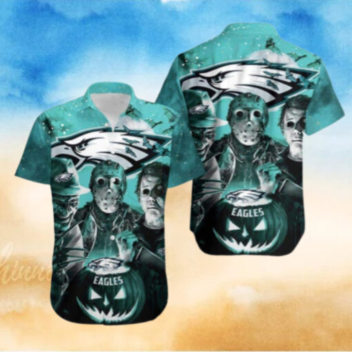 Philadelphia Eagles Fright Night Halloween Hawaiian Shirt