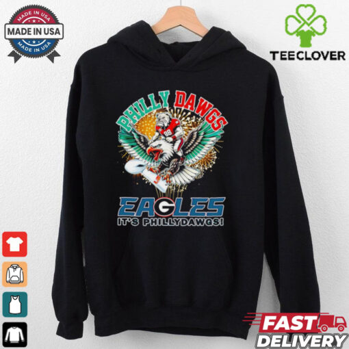 Philadelphia Eagles Georgia Bulldogs Philly Dawgs Eagles It’s Phillydawgs shirt