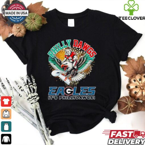 Philadelphia Eagles Georgia Bulldogs Philly Dawgs Eagles It’s Phillydawgs shirt
